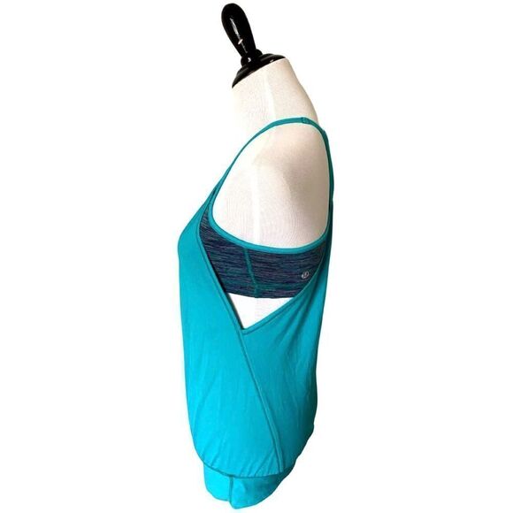 Lululemon Wee are from space/blue tropics‎ No Limits Tank Top - Picture 5 of 7